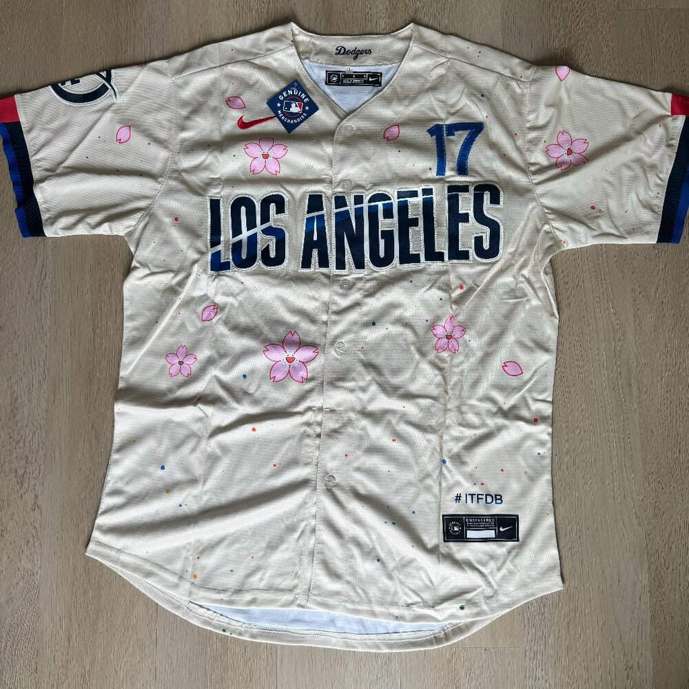 Shohei Ohtani #17 Dodgers Jersey Nike City Connect Tokyo Series L 2025 NWT